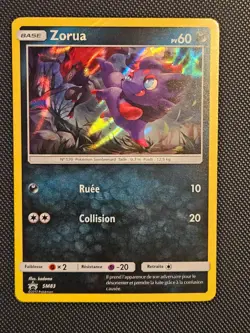 French ZORUA SM83 P SM BLACK STAR PROMOS POKEMON NM/M - Image 1