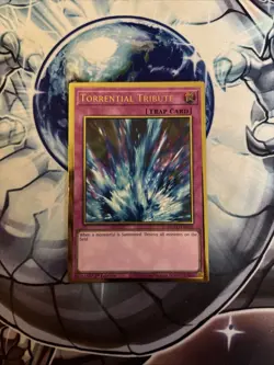 (EF) YUGIOH TCG TORRENTIAL TRIBUTE MGED-EN052 GOLD 1ST EDITION VLP - Image 1