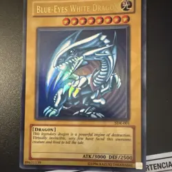 Blue-Eyes White Dragon Ultra Rare Holo Yu-Gi-Oh! SDK-001 Kaiba Unlimited - Image 1
