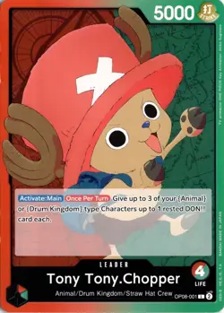 Tony Tony.Chopper (001) L Two Legends OP08-001 One Piece TCG - Image 1