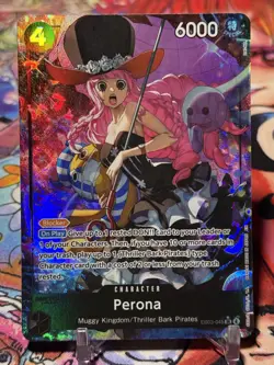 PERONA - One Piece EB03-045 - AA Alt Art Super Rare SR - Extra Booster: Heroines - Image 1