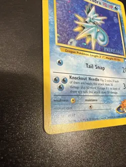 Prerelease Misty's Seadra 9/132 Gym Heroes Holo Rare Vintage Pokemon Card - NM - Image 2