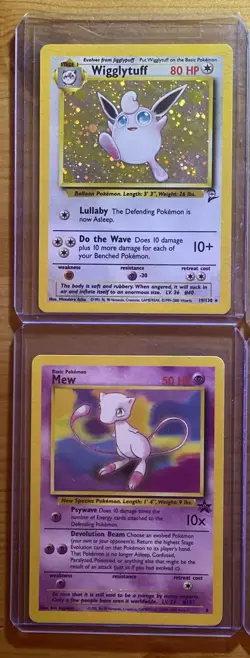 Vintage Pokemon Cards (3) Holo & (3) Black ⭐Non-Holo Promo Lot (LP-NM 6 Cards) - Image 2