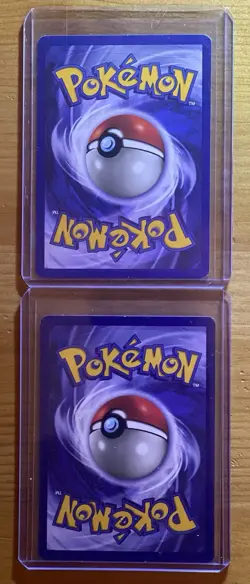 Vintage Pokemon Cards (3) Holo & (3) Black ⭐Non-Holo Promo Lot (LP-NM 6 Cards) - Image 3