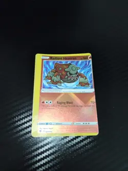 Pokemon Radiant Heatran 027/189 SWSH Astral Radiance Holo Card MISCUT ERROR - Image 5