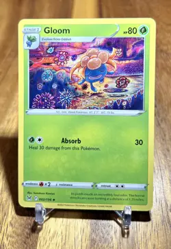 Gloom 002/196 Non Holo Lost Origin Pokemon Card NM - Image 1