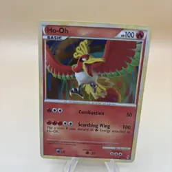 Pokemon TCG Ho-Oh Call of Legends Holo Rare Card 9/95 - MP/DMG - Image 1