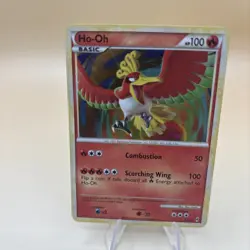 Pokemon TCG Ho-Oh Call of Legends Holo Rare Card 9/95 - MP/DMG - Image 3