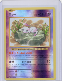Mew 53/108 Holo Rare Evolutions Pokemon Card Excellent Condition NM - Image 1