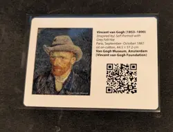 Pikachu With Grey Felt Hat SVP 085 - Pokemon x Van Gogh Museum Promo Card Insert - Image 1