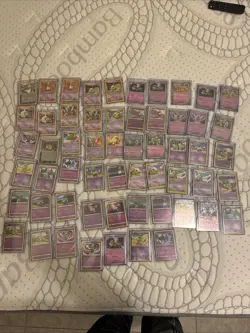 Pokemon TCG Natu Xatu Card Lot 57 Unique Cards all Different, Holos Reverse Non - Image 1