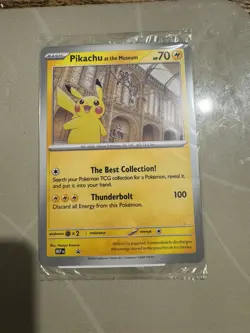 Pokemon x Natural History Museum: Pikachu at the Museum (Sealed) Promo Card - Image 1