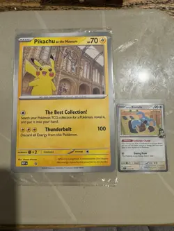 Pokemon x Natural History Museum: Pikachu at the Museum (Sealed) Promo Card - Image 3