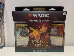 Magic the Gathering TCG Universes Beyond Lord of Rings 2 Deck Starter Kit Cards - Image 1