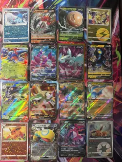 Pokemon 16 Card Lot nm V Max Mega Amazing Ex HOLO Rare Hits Only A2 - Image 1