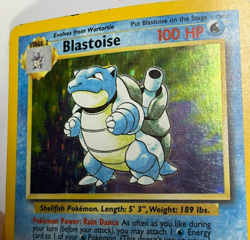1999 Pokemon Base Set Blastoise Holo # 002/102 Card Has Issues, See Images HP - Image 4