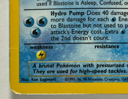 1999 Pokemon Base Set Blastoise Holo # 002/102 Card Has Issues, See Images HP - Image 5