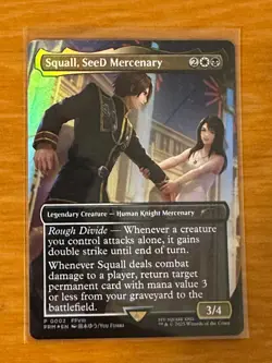 Squall, SeeD Mercenary - Standard Showdown, Final Fantasy - MTG Foil Borderless - Image 1