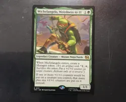 Teenage Mutant Ninja Turtles Michelangelo Weirdness to 11 0121 Foil 1/1 Jason K… - Image 1
