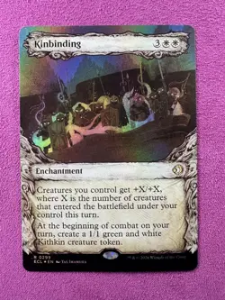 Kinbinding (Showcase) Lorwyn Eclipsed Foil 299 NM - Image 1