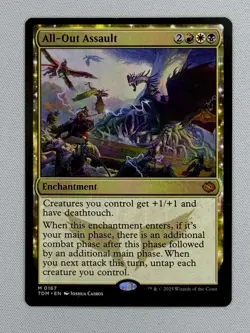 MTG TDM-0167 All-Out Assault - Tarkir: Dragonstorm Mythic Rare - Image 1