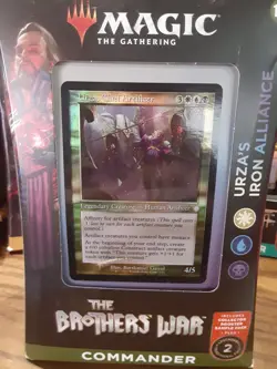 Factory Sealed MTG The Brothers War URZA'S IRON ALLIANCE Commander Deck - Image 1