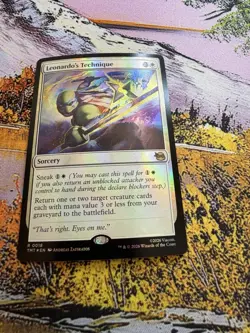 Leonardo's Technique - Foil Teenage Mutant Ninja Turtles MTG - Image 2