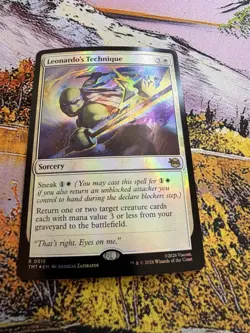 Leonardo's Technique - Foil Teenage Mutant Ninja Turtles MTG - Image 3