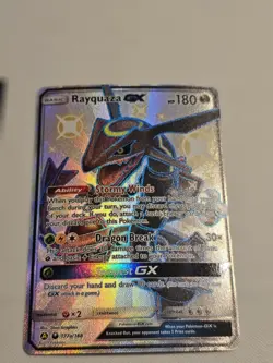 Pokemon TCG Rayquaza GX 177a/168 Alternate Art English Hidden Fates Shiny 2019 - Image 2