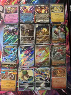 Pokemon 16 Card Lot nm V Max Mega Amazing Ex HOLO Rare Hits Only A4 - Image 1