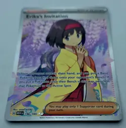 Pokemon TCG- Erika's Invitation 196/165 Ultra Rare Full Art - 151 - Image 2