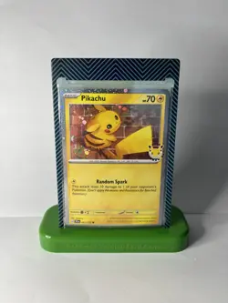 Pikachu 2026 Pokemon Day Stamp - 051/162 - Holo - SV Promo - Image 1