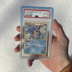Pokemon TCG Heart Gold Soul Silver: Blastoise Unleashed PSA 10 Pop 5!! Rare - Image 1