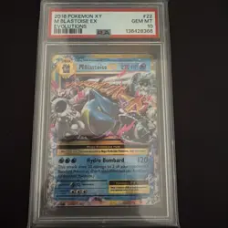 2016 Pokemon XY Evolutions M Blastoise EX #22 PSA 10 GEM MINT - Image 1