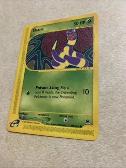 Pokemon TCG Ekans 004/128 1st Edition e series Base Expansion Pack Japanese - Image 2