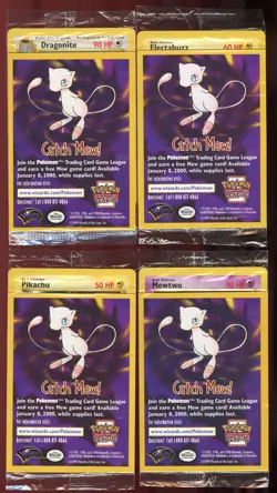 Dragonite Pikachu Mewtwo Electabuzz WB Black Star Promo 2 3 4 5 Sealed Pokemon - Image 1