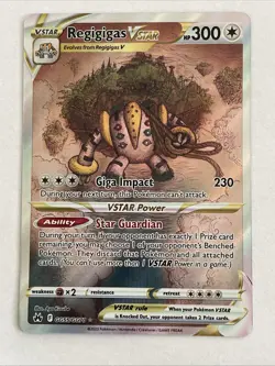 Regigigas VSTAR GG55/GG70 Galarian Gallery Ultra Rare Pokemon Crown Zenith 2023 - Image 1