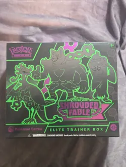 SEALED Pokemon Center Exclusive Shrouded Fable ETB Elite Trainer Box - Image 1