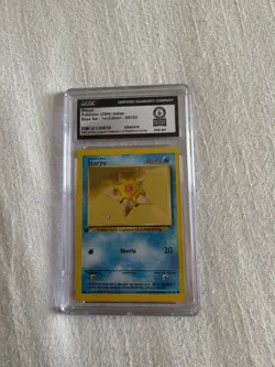 Guinness World Record 1/1 CGC Staryu 65/102 1st Edition Italian Pokemon (2000) - Image 1