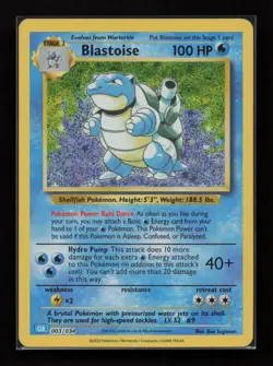 Blastoise 003/034 holo TCG Classic Blastoise Pokemon Near Mint - Image 1