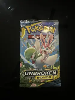 Pokemon TCG Sun & Moon Unbroken Bonds Booster Pack Factory Sealed - Image 1