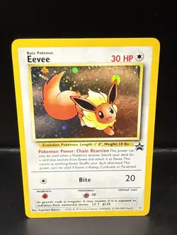 Pokemon - Eevee 11/53 - Wotc - Black Star Promo Holo BK - Image 1