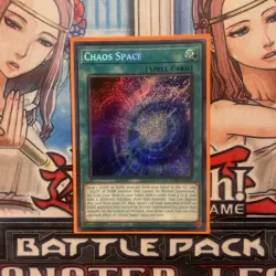 Yugioh x1 Chaos Space RA01-EN065 Secret Rare 1st Edition (Near Mint!) - Image 2