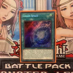 Yugioh x1 Chaos Space RA01-EN065 Secret Rare 1st Edition (Near Mint!) - Image 3