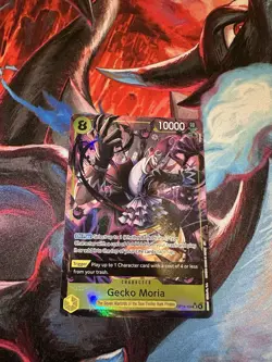 Bandai One Piece Card Game Gecko Moria Character Card OP14-104 Alt Art SR - Image 1
