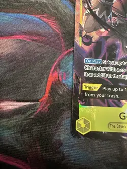 Bandai One Piece Card Game Gecko Moria Character Card OP14-104 Alt Art SR - Image 4