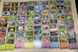 72 Cute Pokemon TCG Card Lot – Ninetales, Charmander, Bulbasaur Eveee, & More - Image 1