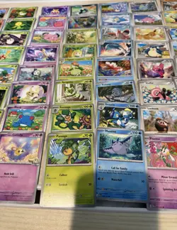 72 Cute Pokemon TCG Card Lot – Ninetales, Charmander, Bulbasaur Eveee, & More - Image 3