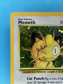 Meowth #10 Black Star Promo Holo Rare Vintage 2000 Pokemon Card - Image 3