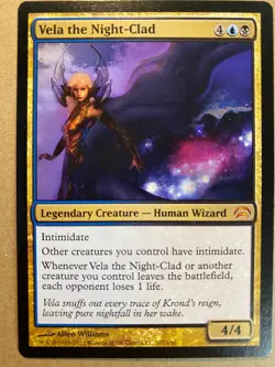 MTG 1x Vela the Night-Clad Planechase 2012 Legacy Magic the Gathering Card x1 NM - Image 1